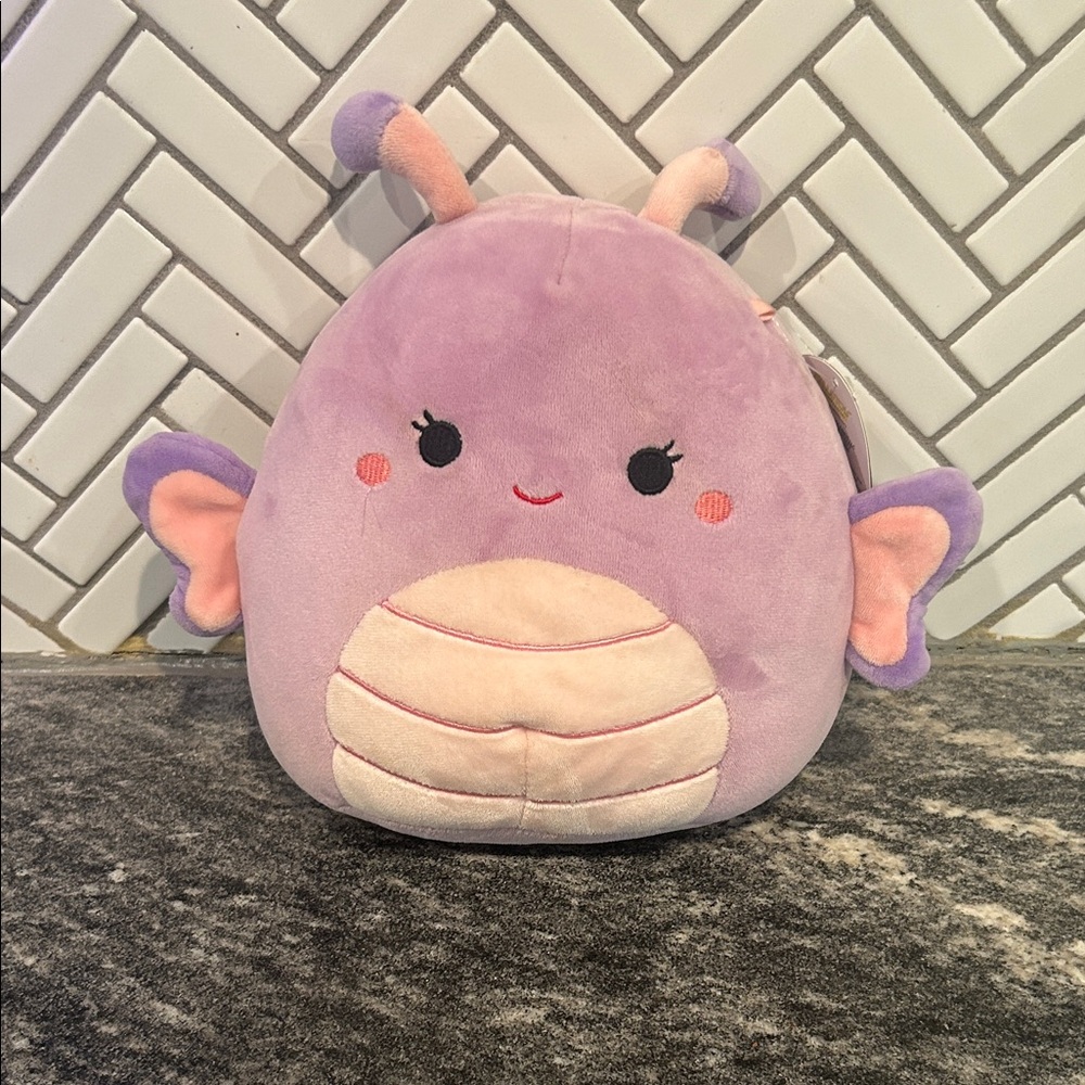 Brenda the Butterfly Squishmallows Purple and Pink Stuffed Animal